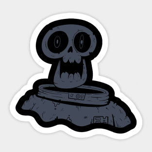 Space zombie Sticker
